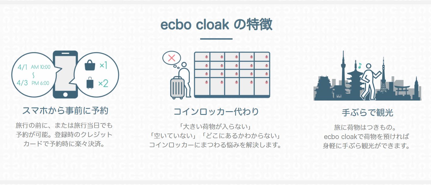 予約手荷物預かり Ekubo Cloak Jr東日本で拡大中 小金虫の暮らしとお金